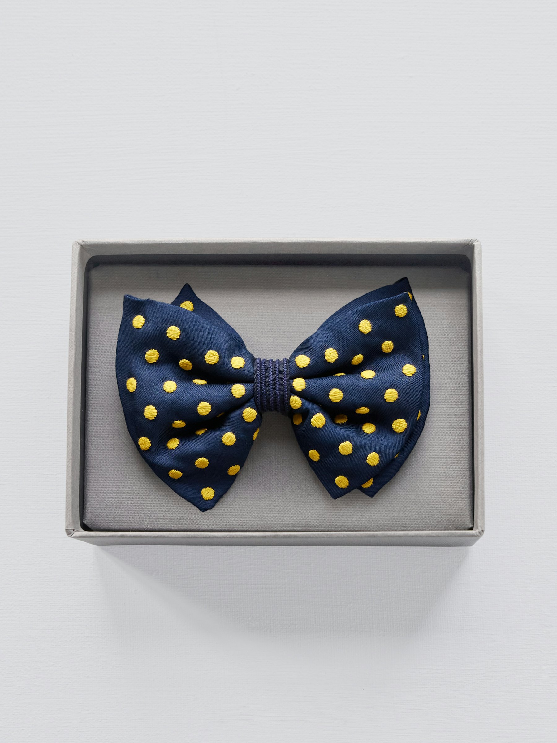 Open Yellow P on Navy BT P