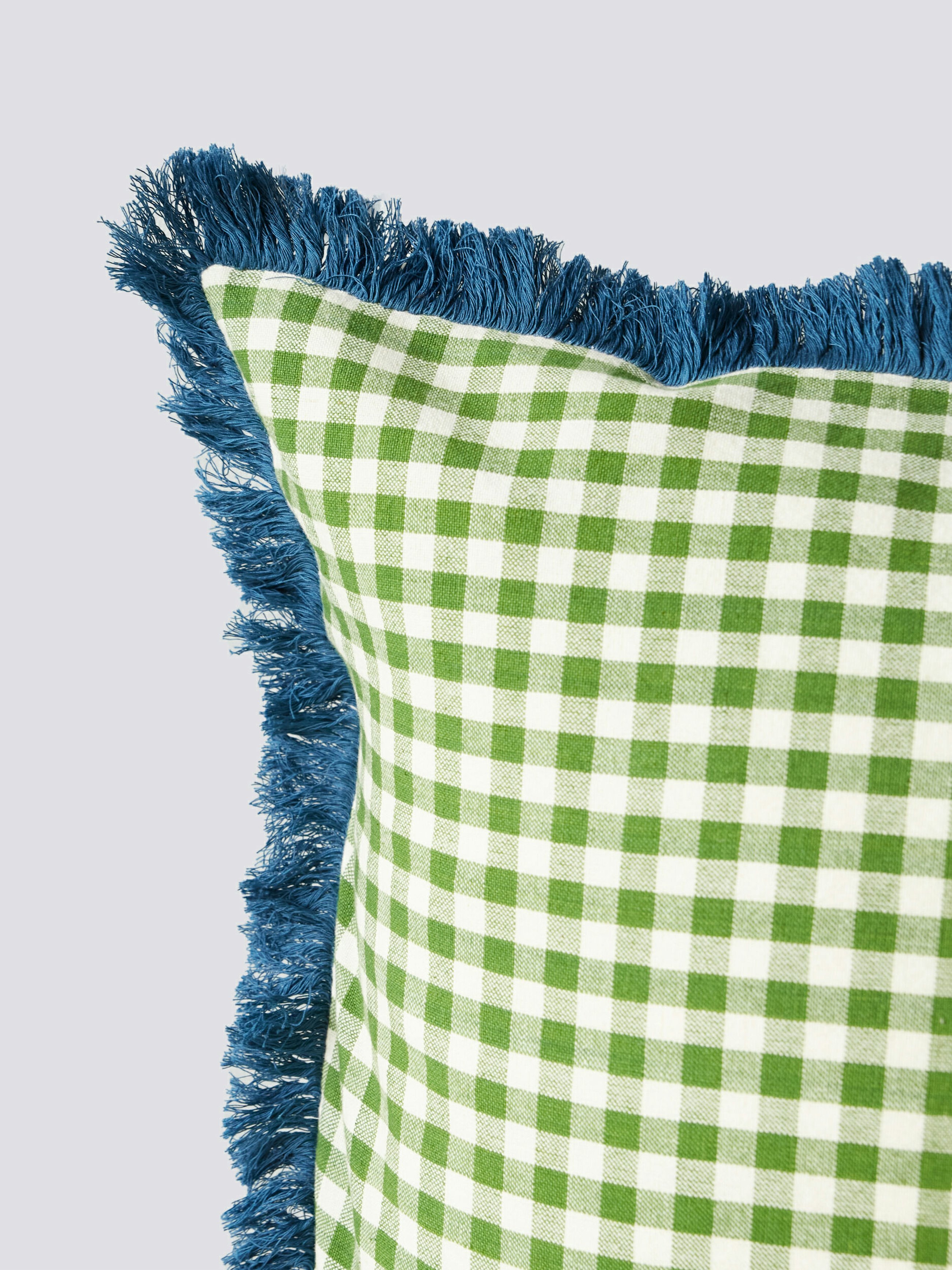Blue Grass on Green Checks 04208 2 P